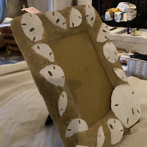 Sand dollar picture frame holds a 4x6 photo - Picture 4 of 4